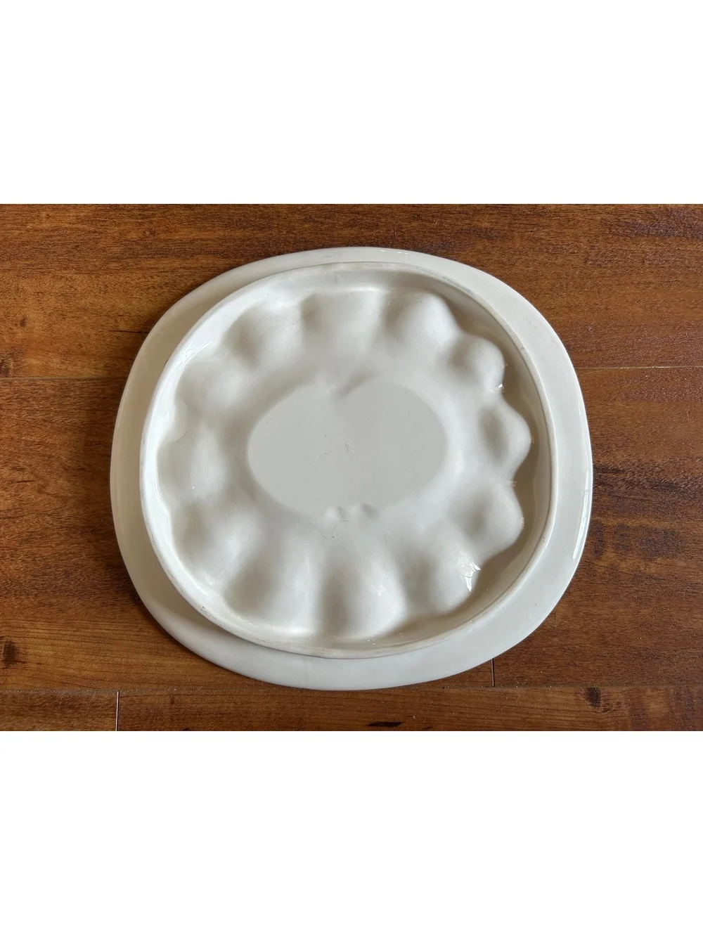 Ceramic Easter Egg Deviled Egg Serving Platter